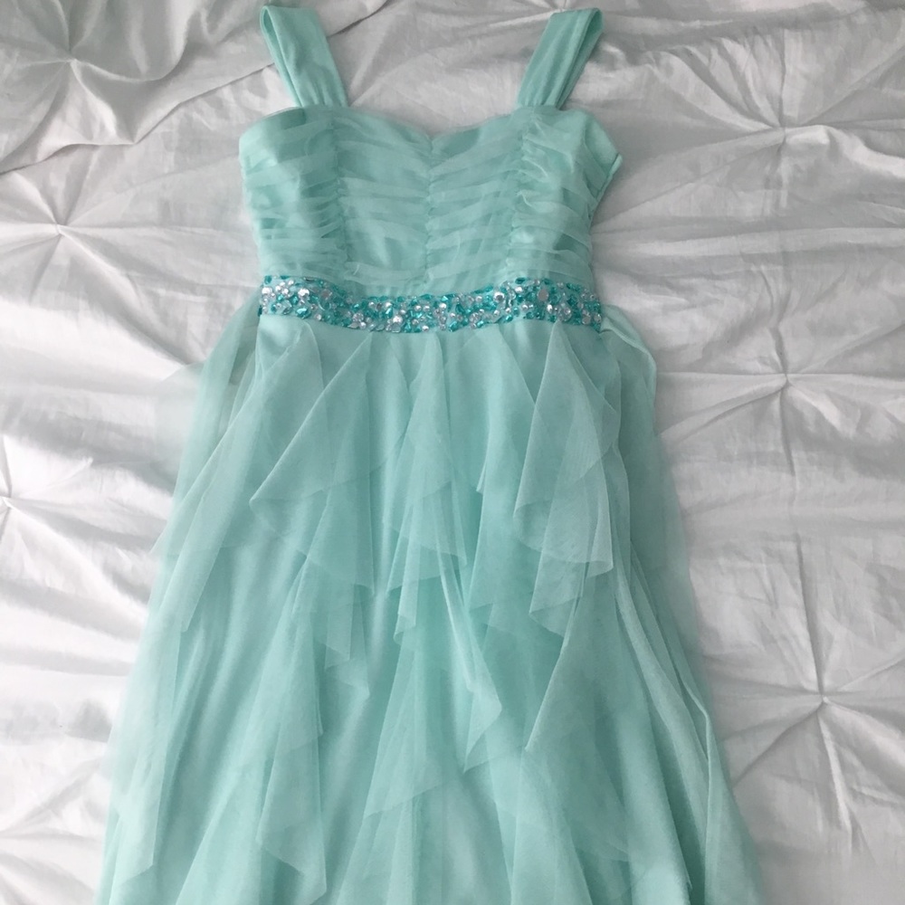 Long Blue Dress